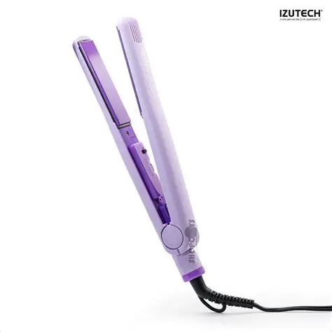 PLANCHA UNA PULGADA TRAVELSIZE IZUTECH 450°F MORADO